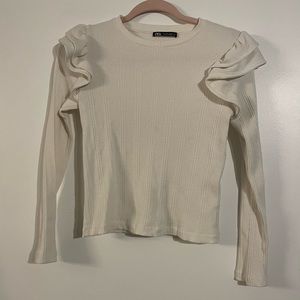 ZARA Ruffle Top